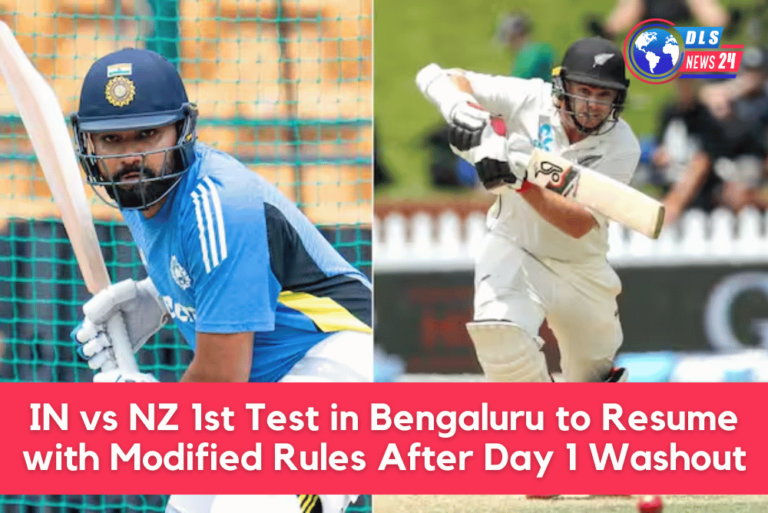 India vs NZ 1st Test in Bengaluru to Resume with Modified Rules After Day 1 Washout